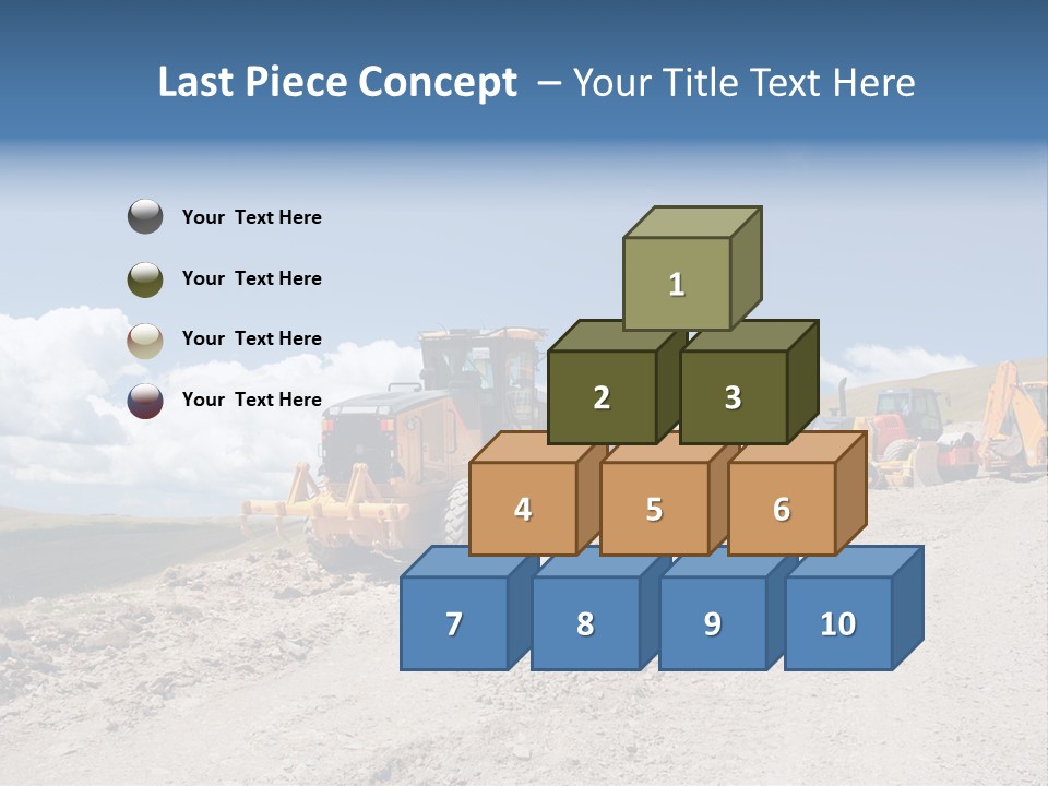 Machinery Work Earth PowerPoint Template