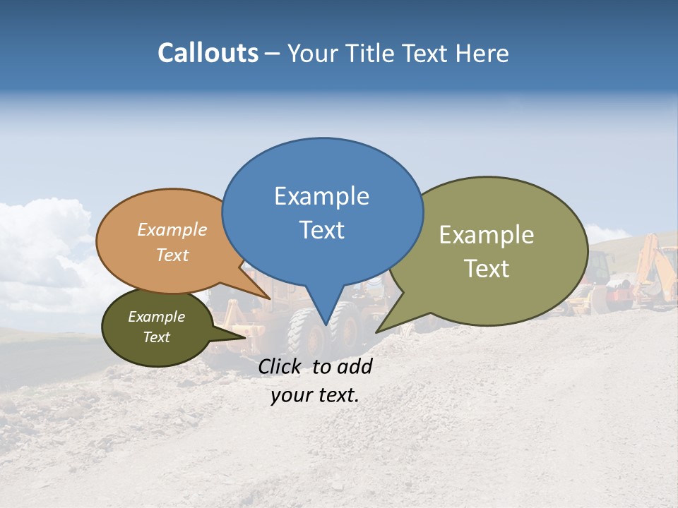 Machinery Work Earth PowerPoint Template