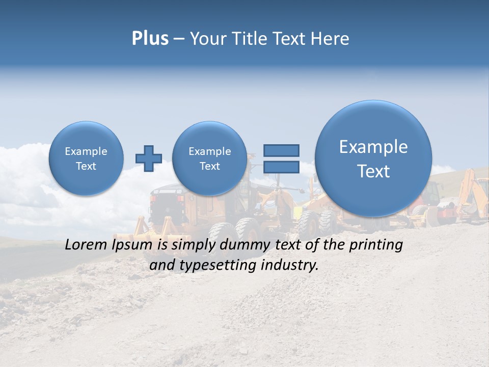 Machinery Work Earth PowerPoint Template