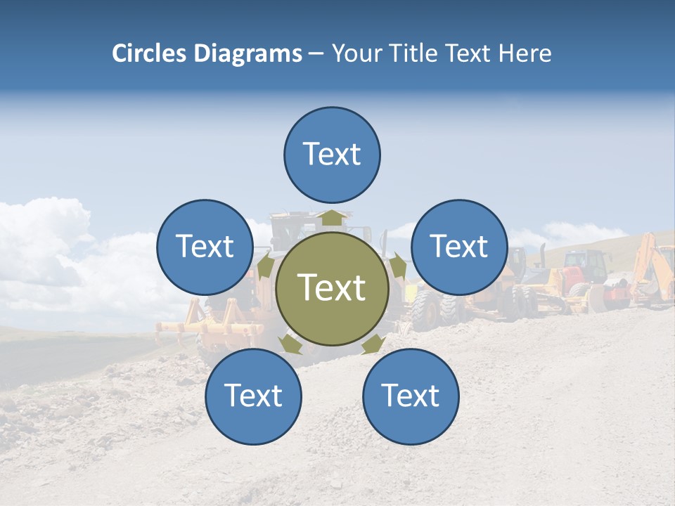 Machinery Work Earth PowerPoint Template