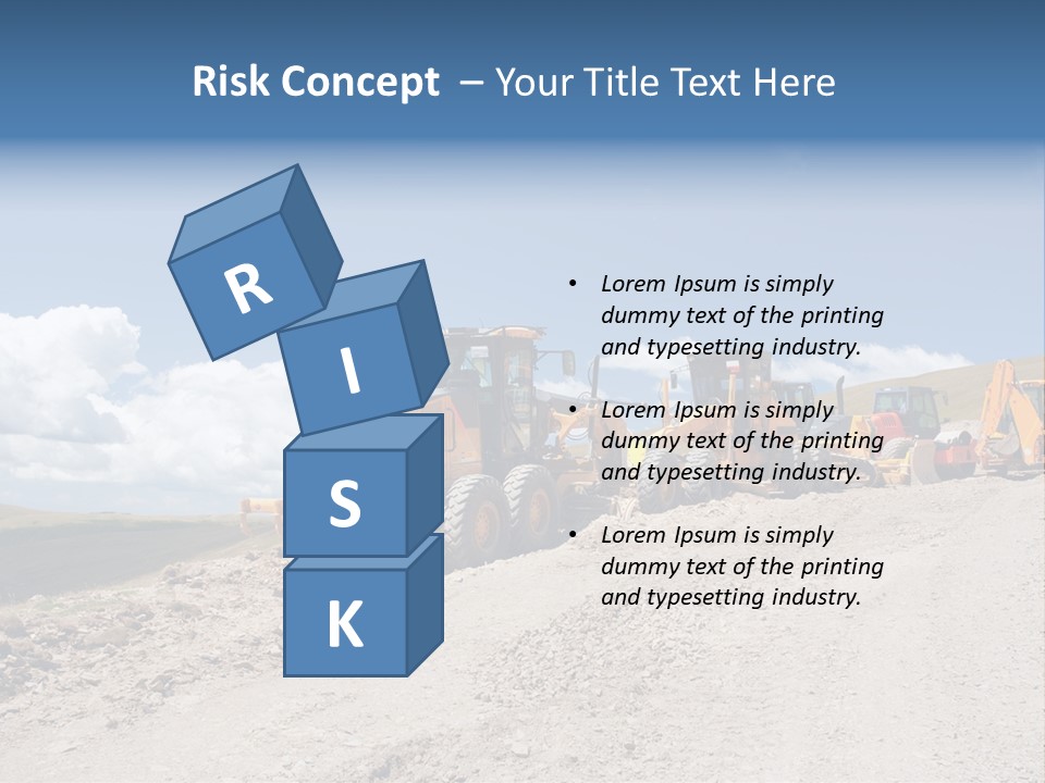 Machinery Work Earth PowerPoint Template