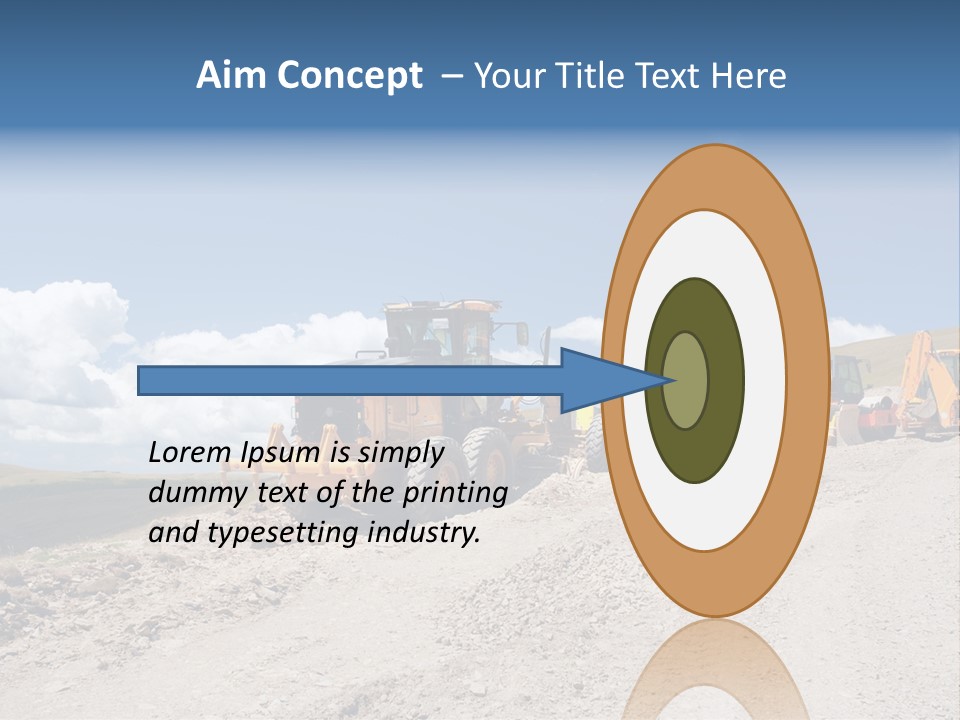 Machinery Work Earth PowerPoint Template