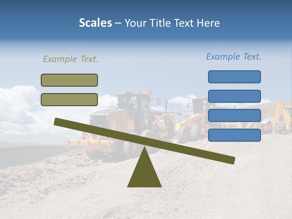 Machinery Work Earth PowerPoint Template