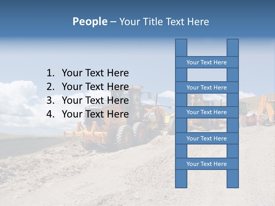 Machinery Work Earth PowerPoint Template