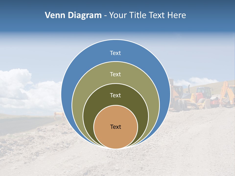 Machinery Work Earth PowerPoint Template