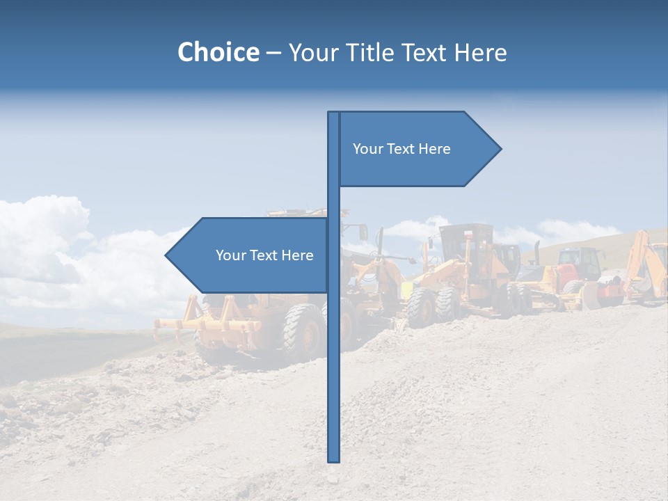 Machinery Work Earth PowerPoint Template