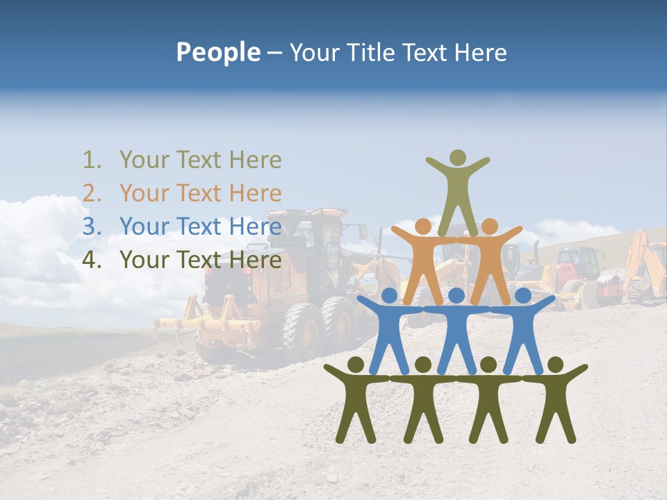 Machinery Work Earth PowerPoint Template