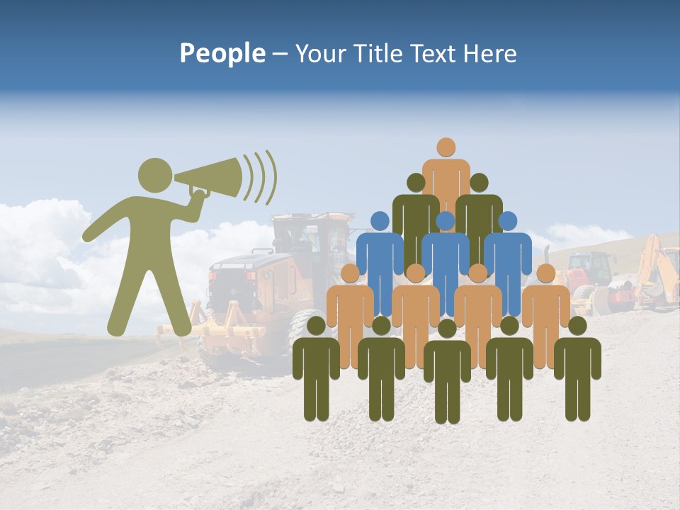 Machinery Work Earth PowerPoint Template