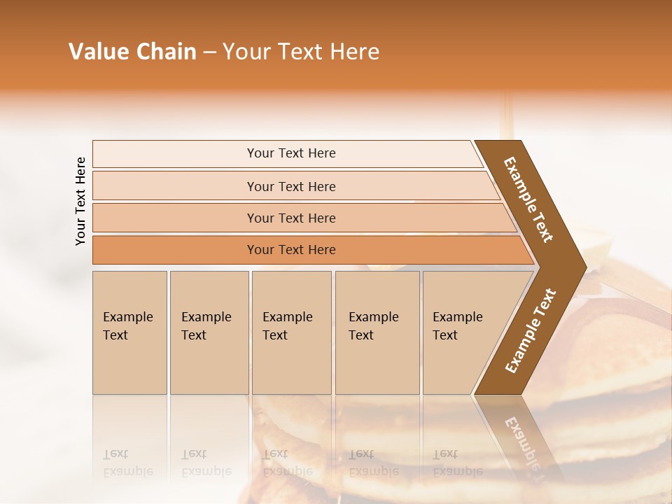 A Stack Of Pancakes With Syrup On Top PowerPoint Template