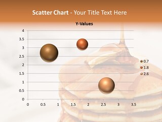 A Stack Of Pancakes With Syrup On Top PowerPoint Template