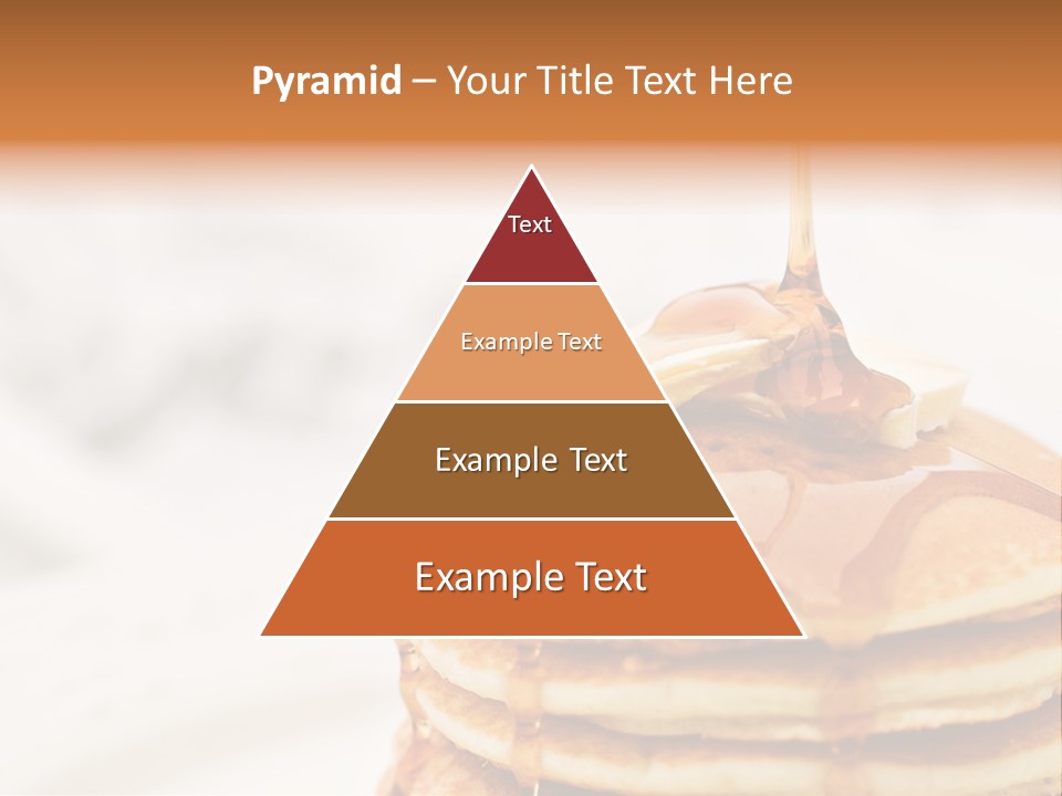 A Stack Of Pancakes With Syrup On Top PowerPoint Template