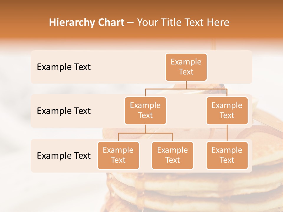 A Stack Of Pancakes With Syrup On Top PowerPoint Template