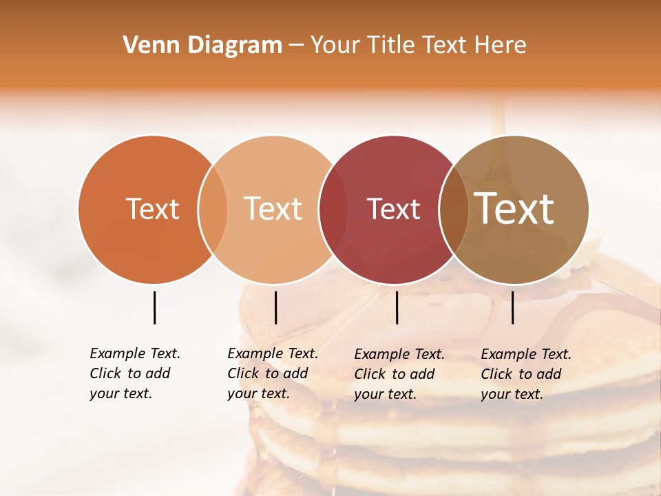 A Stack Of Pancakes With Syrup On Top PowerPoint Template