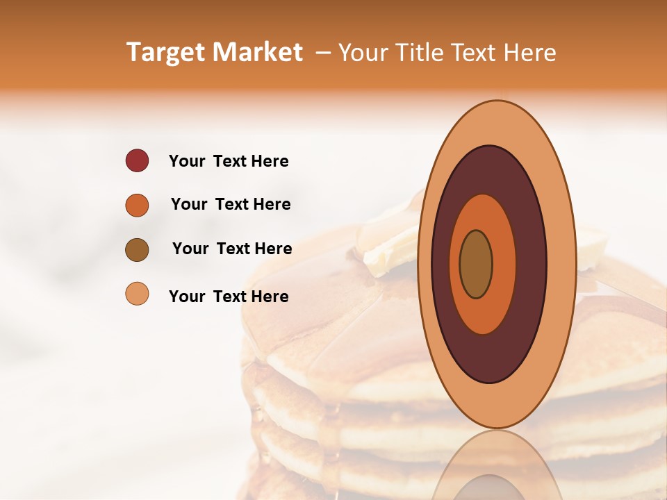 A Stack Of Pancakes With Syrup On Top PowerPoint Template