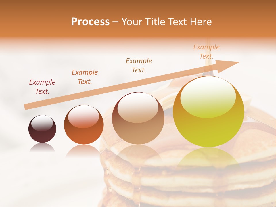 A Stack Of Pancakes With Syrup On Top PowerPoint Template