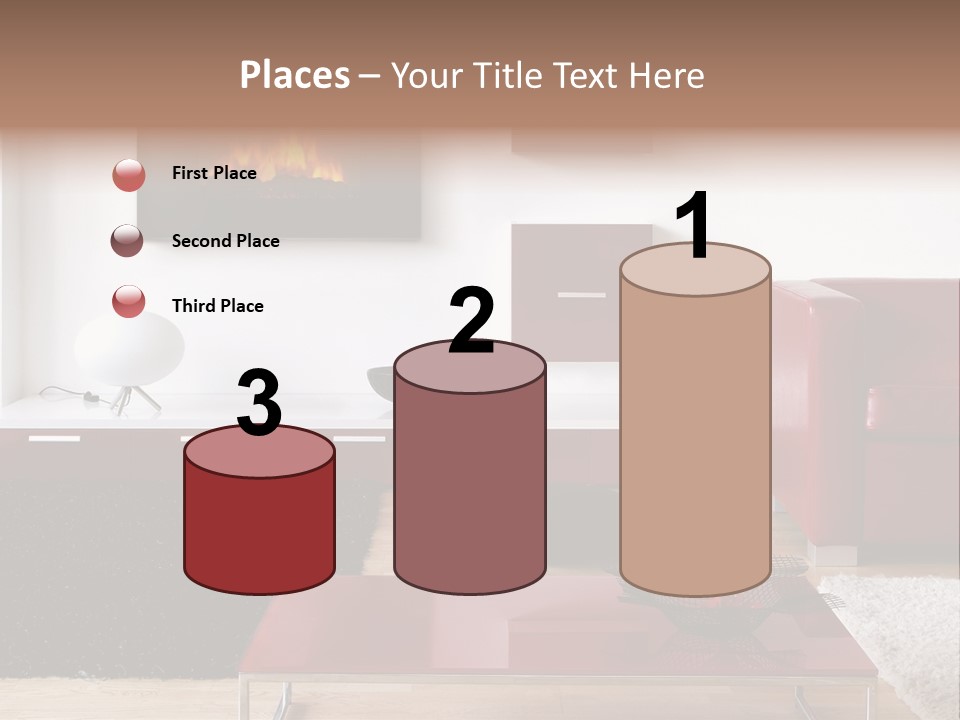 Interior Livingroom Home PowerPoint Template