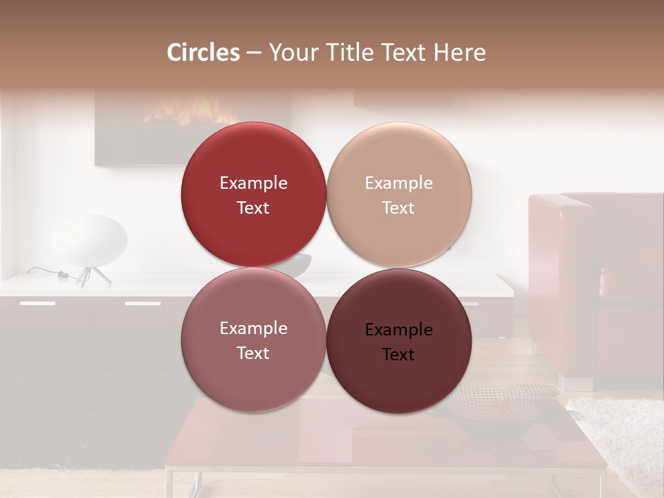 Interior Livingroom Home PowerPoint Template