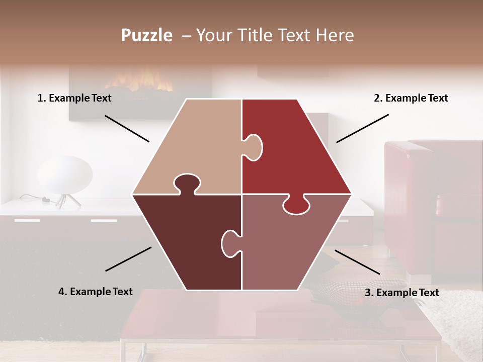 Interior Livingroom Home PowerPoint Template