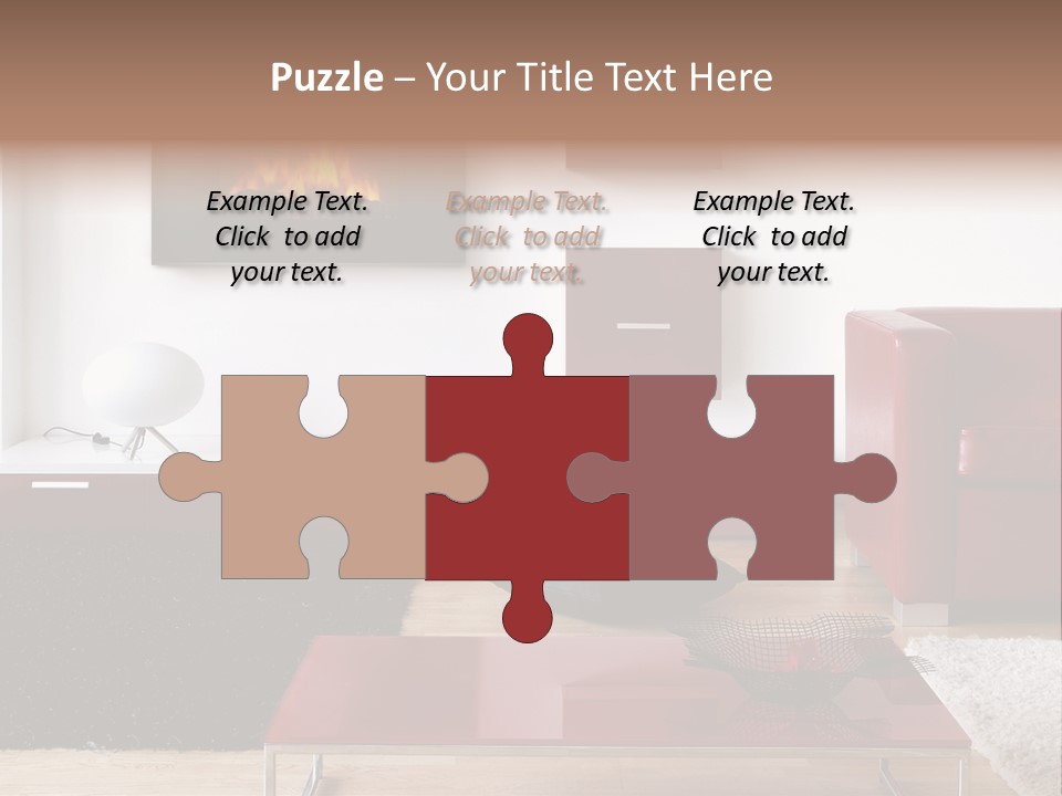 Interior Livingroom Home PowerPoint Template