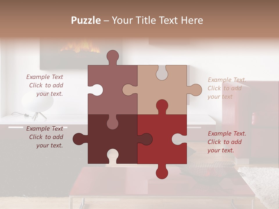 Interior Livingroom Home PowerPoint Template