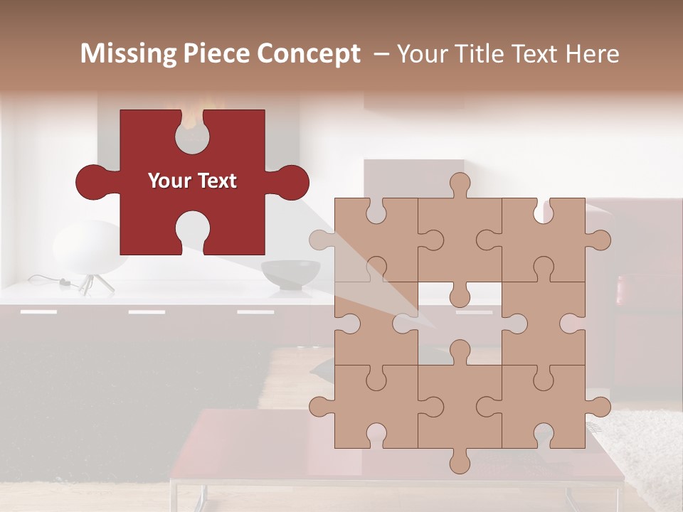 Interior Livingroom Home PowerPoint Template