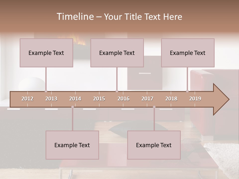 Interior Livingroom Home PowerPoint Template