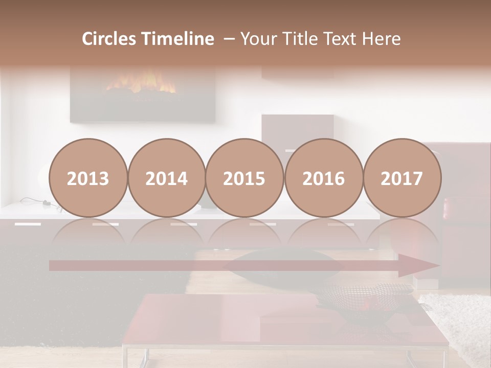 Interior Livingroom Home PowerPoint Template