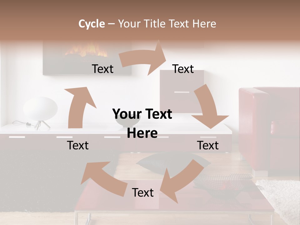 Interior Livingroom Home PowerPoint Template