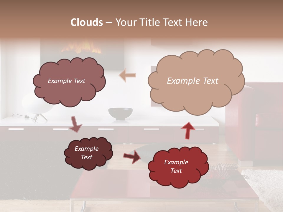 Interior Livingroom Home PowerPoint Template