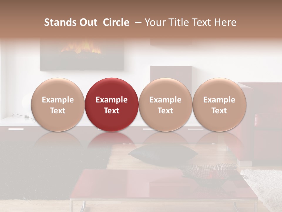 Interior Livingroom Home PowerPoint Template