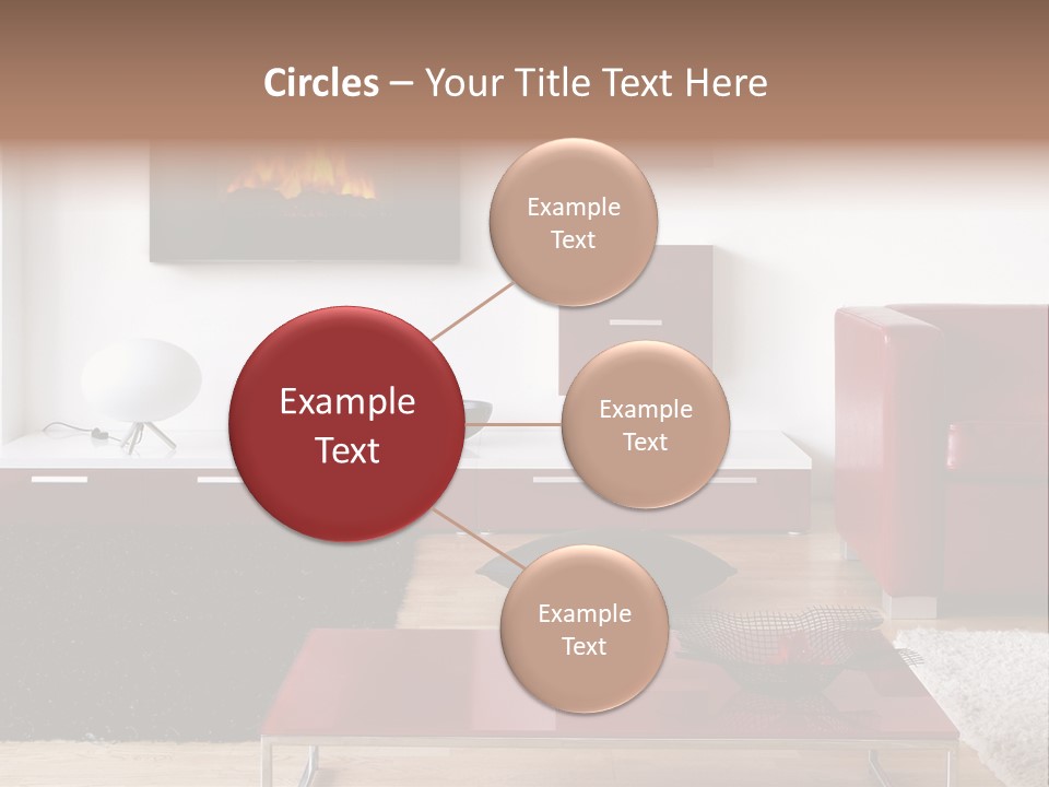 Interior Livingroom Home PowerPoint Template