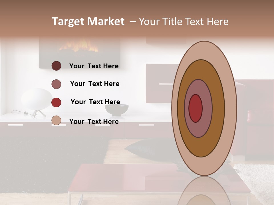 Interior Livingroom Home PowerPoint Template