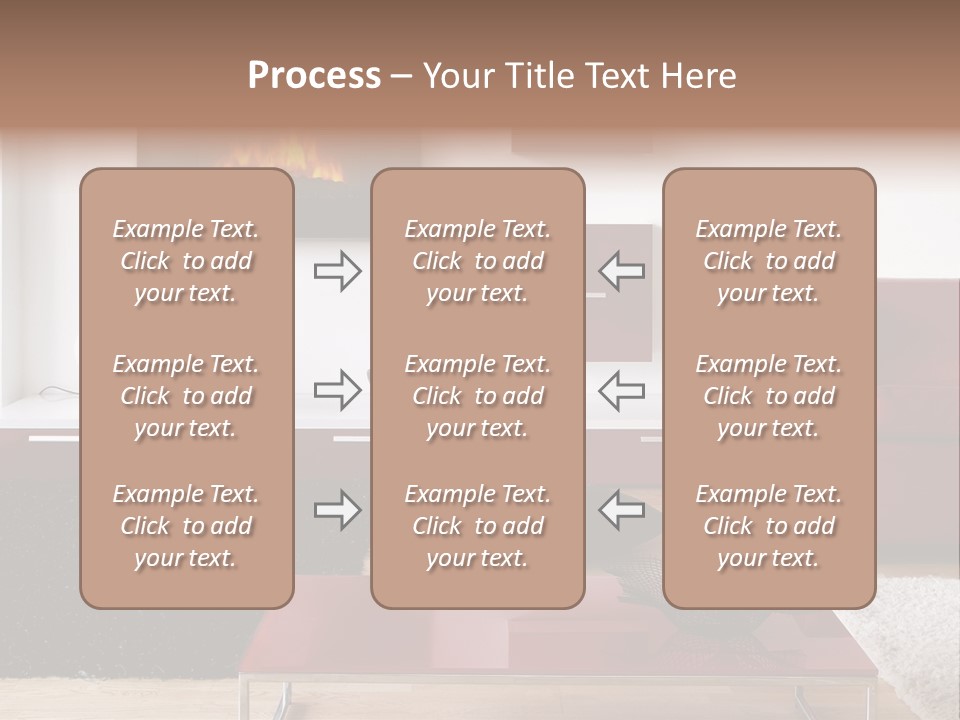 Interior Livingroom Home PowerPoint Template