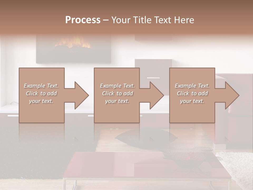 Interior Livingroom Home PowerPoint Template