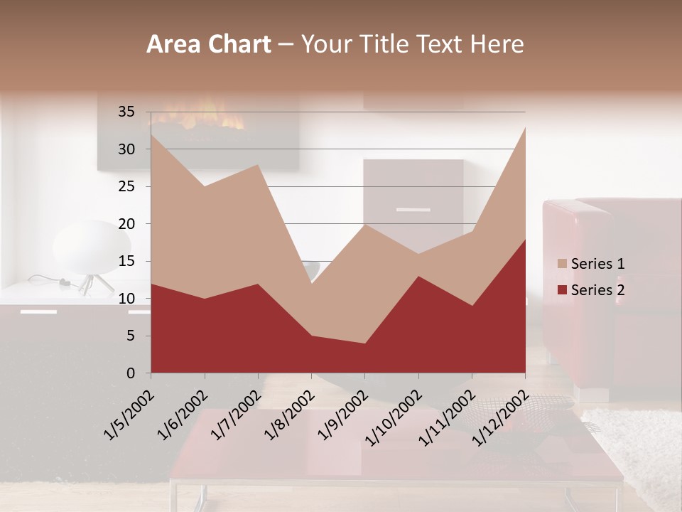 Interior Livingroom Home PowerPoint Template