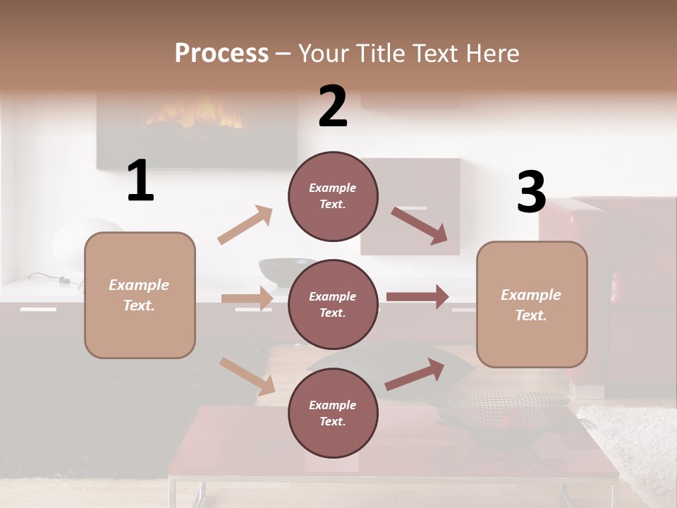 Interior Livingroom Home PowerPoint Template