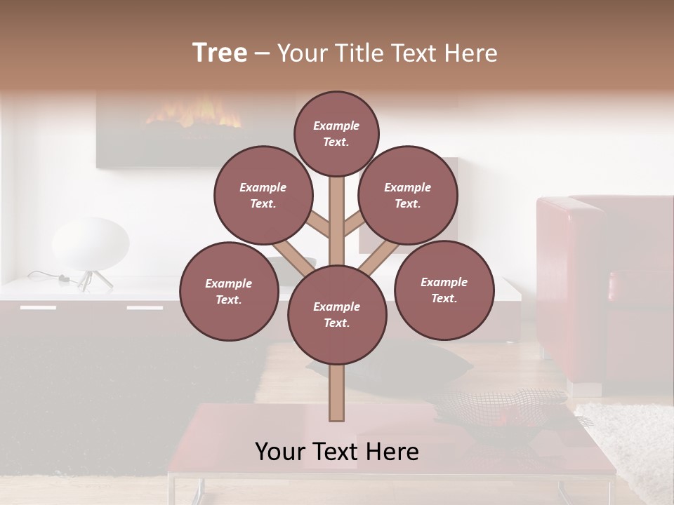 Interior Livingroom Home PowerPoint Template