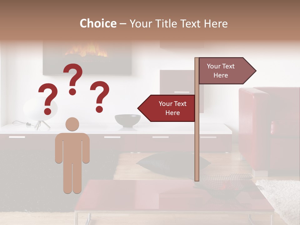 Interior Livingroom Home PowerPoint Template