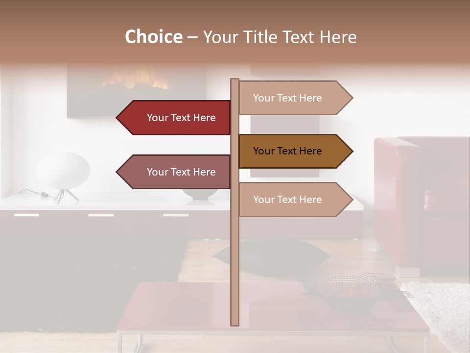 Interior Livingroom Home PowerPoint Template