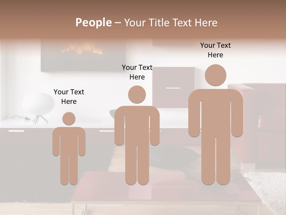 Interior Livingroom Home PowerPoint Template