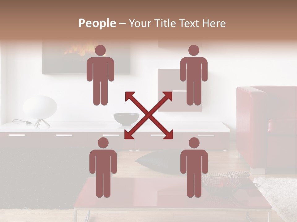 Interior Livingroom Home PowerPoint Template