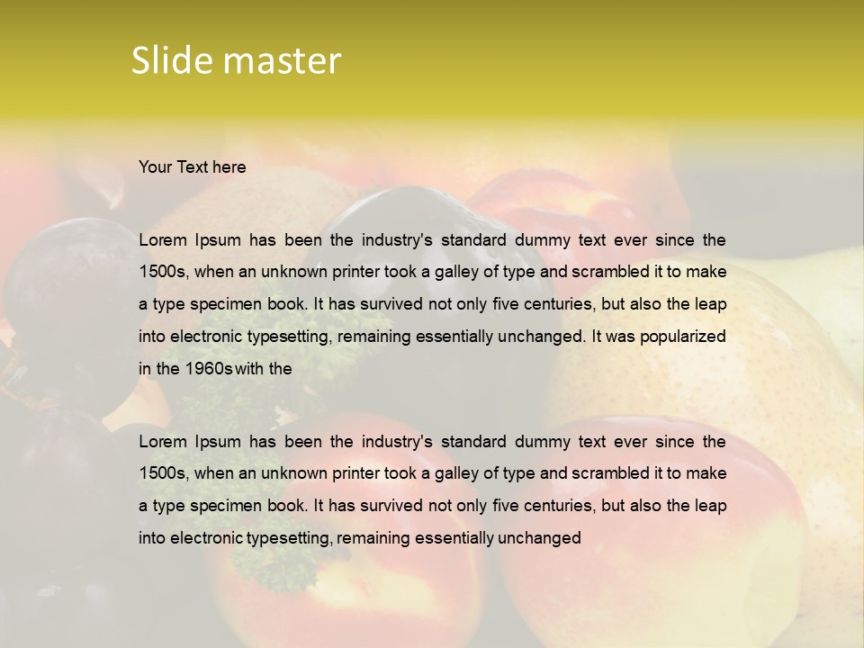 Bread Fiber Product PowerPoint Template