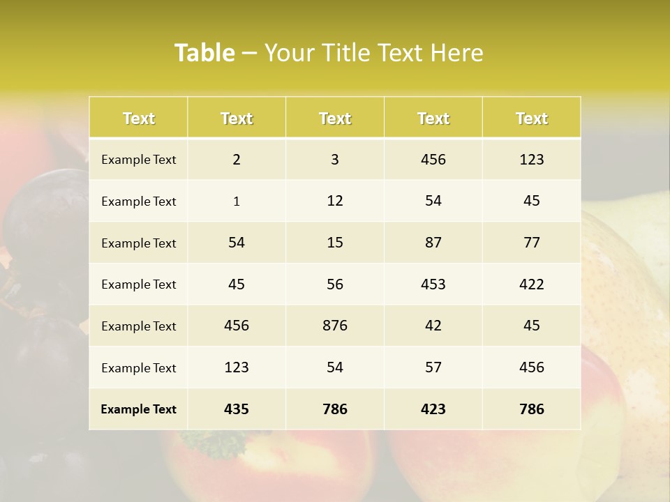 Bread Fiber Product PowerPoint Template