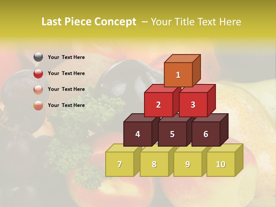 Bread Fiber Product PowerPoint Template