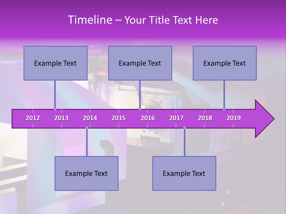A Machine That Is Sitting On A Table PowerPoint Template