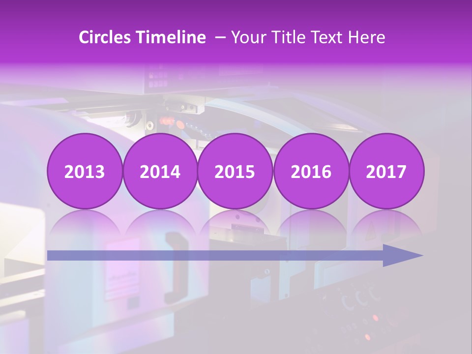 A Machine That Is Sitting On A Table PowerPoint Template