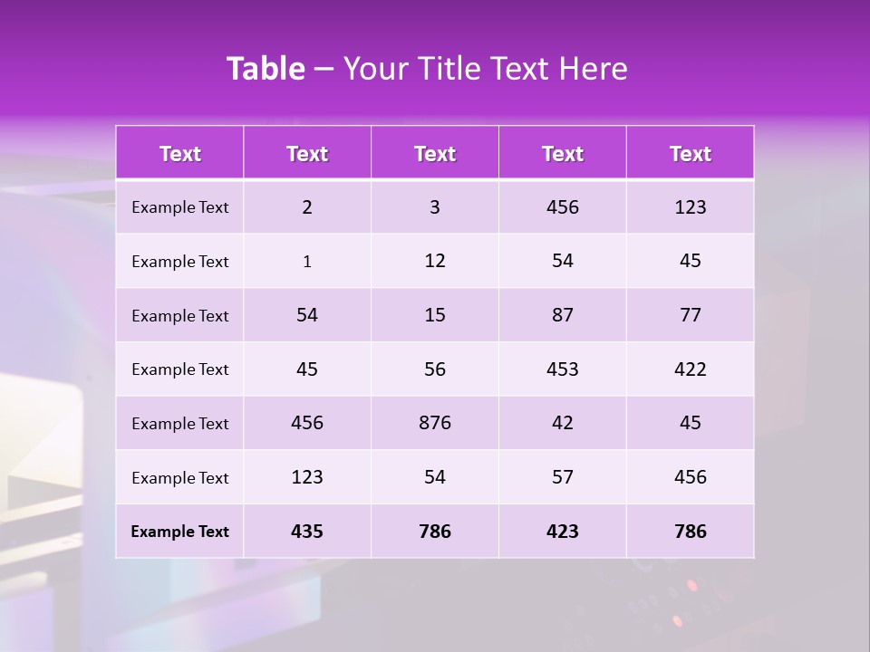 A Machine That Is Sitting On A Table PowerPoint Template