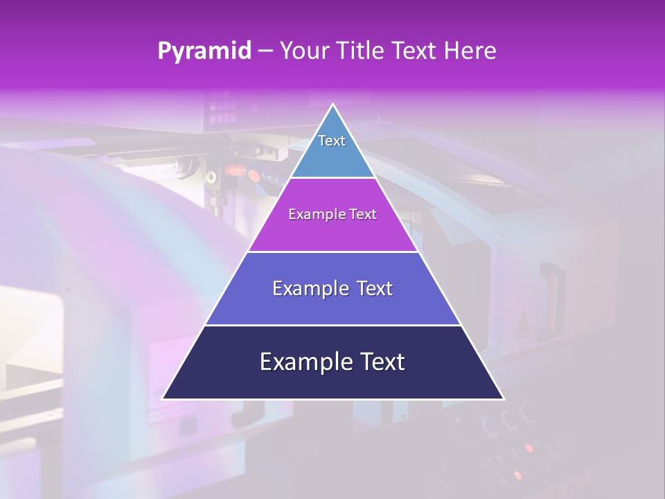 A Machine That Is Sitting On A Table PowerPoint Template
