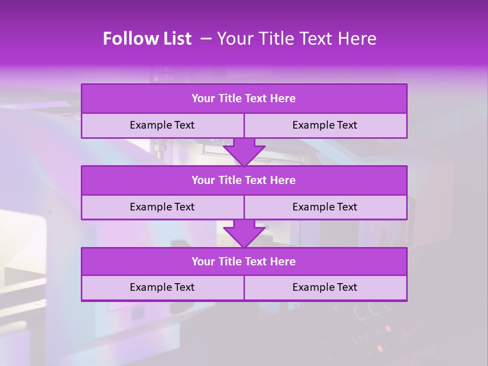 A Machine That Is Sitting On A Table PowerPoint Template