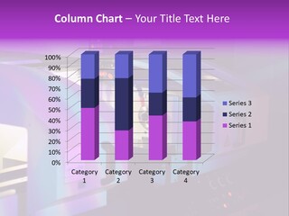 A Machine That Is Sitting On A Table PowerPoint Template